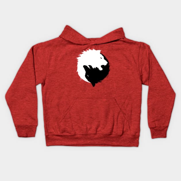The Wolf and The Lion Kids Hoodie by the50ftsnail